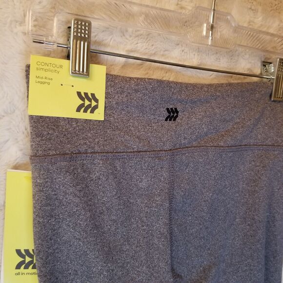 All in Motion Yoga Leggings Pants Womens XS Gray Tights Activewear - Picture 4 of 10